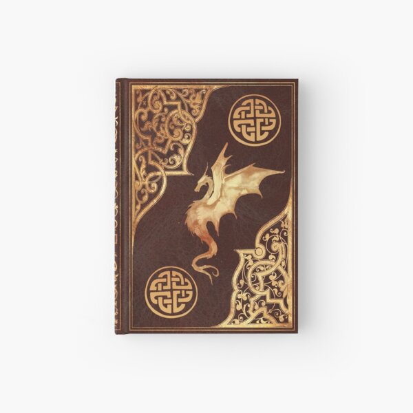 Vista previa del artículo con la obra «Grimorio del Dragón Celta: Diseño vintage de bestia mítica», diseñado y vendido por ArtStyleAlice.