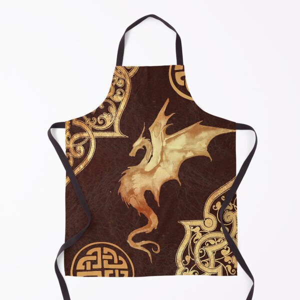 Item preview, Celtic Dragon Grimoire – Vintage Mythical Beast Design designed and sold by ArtStyleAlice.