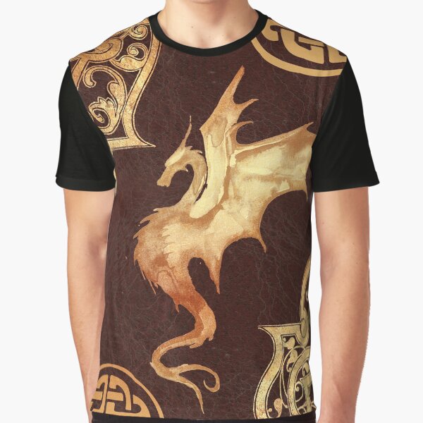 Aperçu de l'œuvre Grimoire de dragon celtique – Design de bête mythique vintage créée et vendue par ArtStyleAlice.