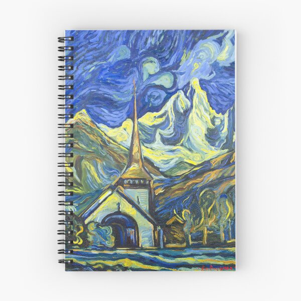 Item preview, Les Praz church in Chamonix oil painting designed and sold by NinoPonditerra.