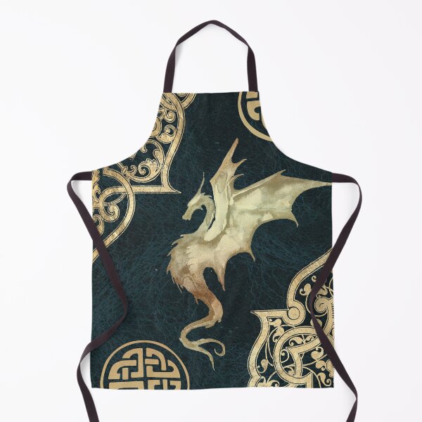 Item preview, Celtic Blue Dragon – Mystical Vintage Knotwork Design designed and sold by ArtStyleAlice.