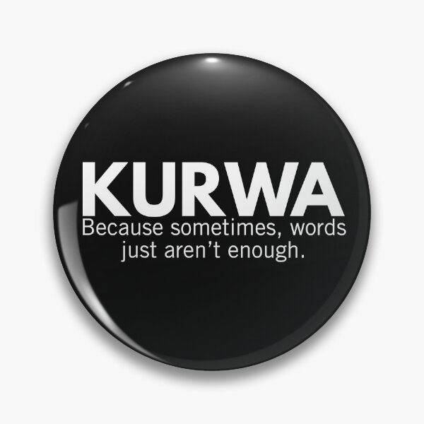 Item preview,  Kurwa Swear Funny Polish Gag Gift designed and sold by Anniko Art Studio.