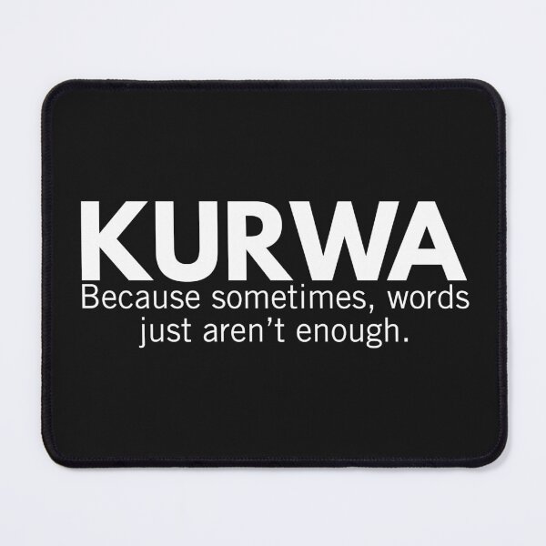 Item preview, Kurwa Swear Funny Polish Gag Gift designed and sold by Anniko Art Studio.