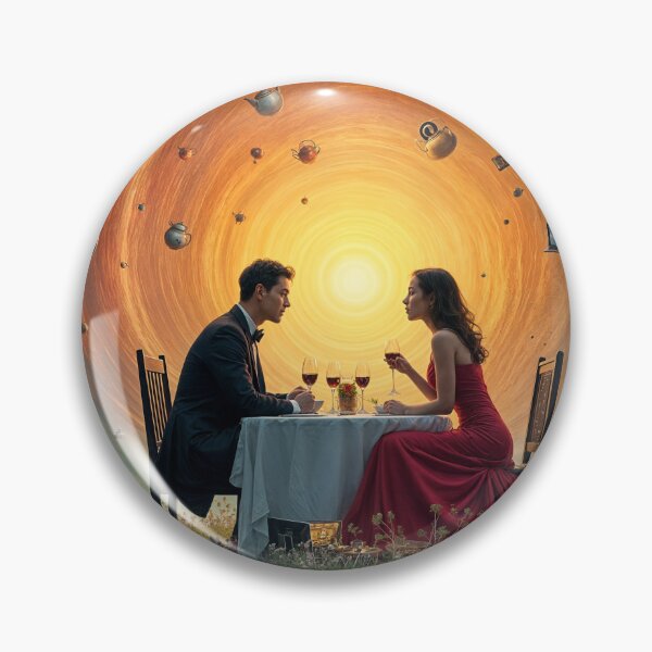 Item preview, Surreal Dinner Date - Time and space crumble when I'm with you. designed and sold by shakespeare1212.
