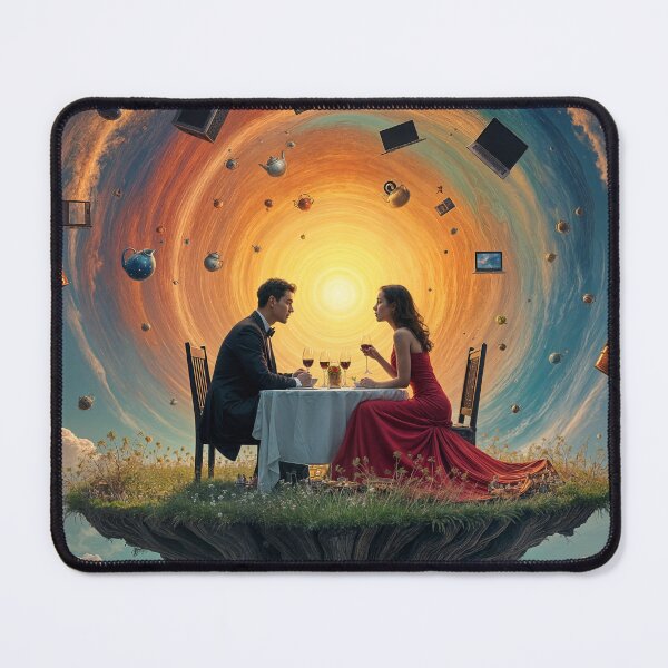 Item preview, Surreal Dinner Date - Time and space crumble when I'm with you. designed and sold by shakespeare1212.