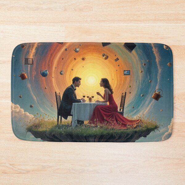 Item preview, Surreal Dinner Date - Time and space crumble when I'm with you. designed and sold by shakespeare1212.