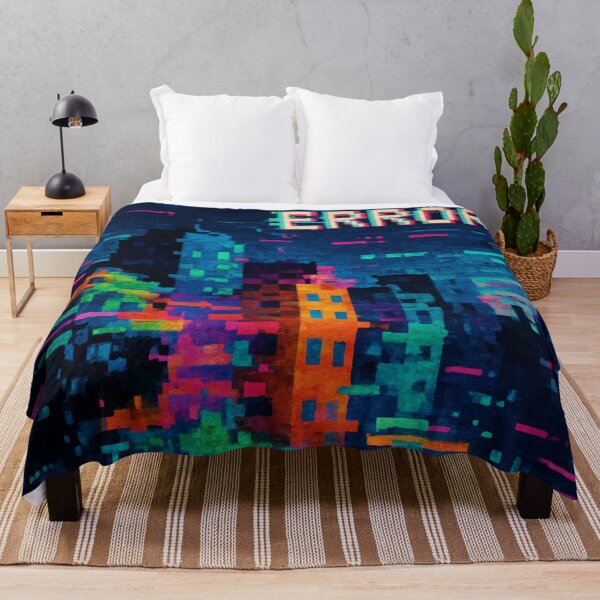 Item preview, Neon City Error: Glitch in the System designed and sold by AbstractAnom.