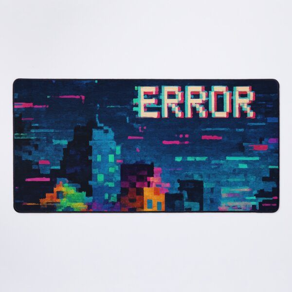 Aperçu de l'œuvre Erreur de Neon City : problème système créée et vendue par AbstractAnom.