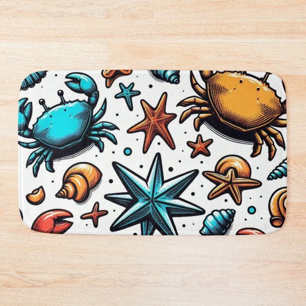 Item preview, Small Beach Animals AI Art #1 – Playful Coastal Design for Clothing, Accessories, and Gifts for Beach Lovers and Vacationers designed and sold by knalpot-design.