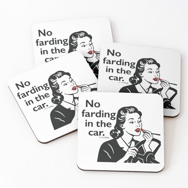 Item preview, No Farding in the Car designed and sold by WordSlap.