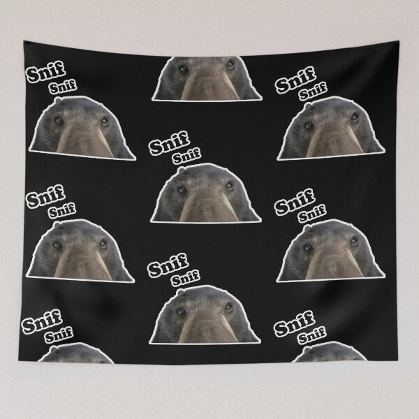 Item preview, Sniffing Bear Meme designed and sold by Bigbaldred.