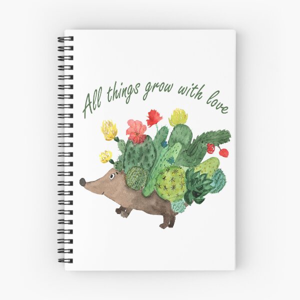 Item preview, ​Cactus Hedgehog - Whimsical Botanical designed and sold by ArtStyleAlice.