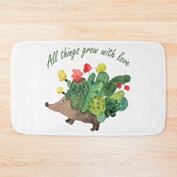 Item preview, ​Cactus Hedgehog - Whimsical Botanical designed and sold by ArtStyleAlice.