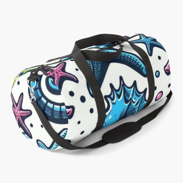 Item preview, Seahorse and Sea Star AI Art – Playful Comic Style Design for Clothing, Accessories, and Gifts for Beach Lovers designed and sold by knalpot-design.