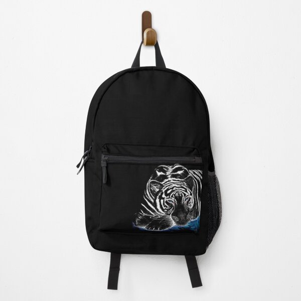 Item preview, The black Tiger with silver whiskers weeps over the world ... designed and sold by sheSzen.