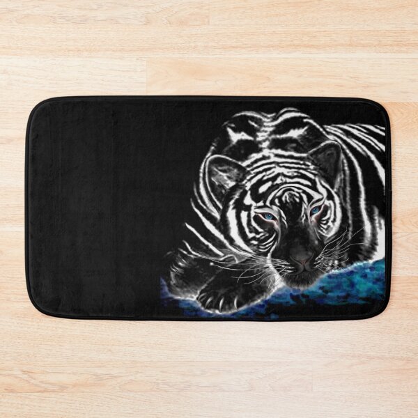 Item preview, The black Tiger with silver whiskers weeps over the world ... designed and sold by sheSzen.