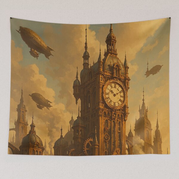 Item preview, Clockwork Empire: The Steampunk Skyline designed and sold by AbstractAnom.