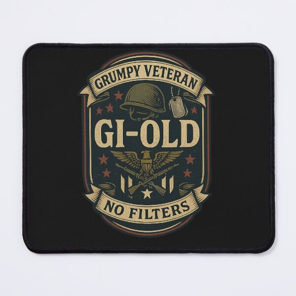 Item preview, Grumpy Veteran GI-OLD Ver 4 "No Filters" designed and sold by OTcreatives.