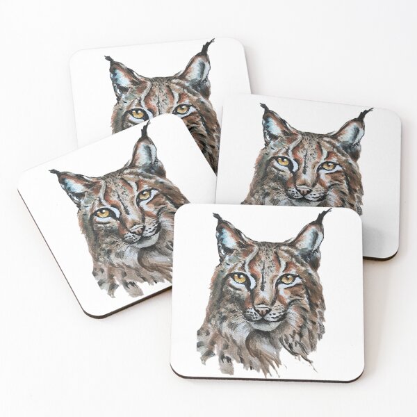 Item preview, Lynx – Spirit Animal, Watercolor Totem Joga Guide Animal Spirit T-Shirt designed and sold by kkjustpaint.