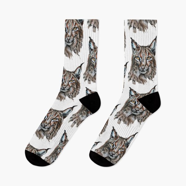 Item preview, Lynx – Spirit Animal, Watercolor Totem Joga Guide Animal Spirit T-Shirt designed and sold by kkjustpaint.
