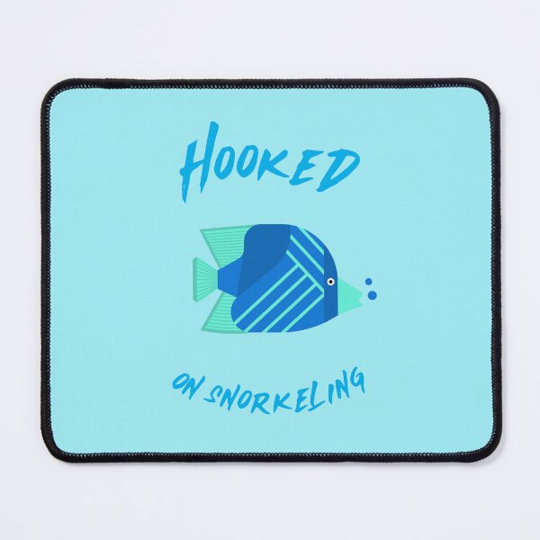 Item preview, Hooked on snorkeling in ocean colors designed and sold by seahorse crossing.