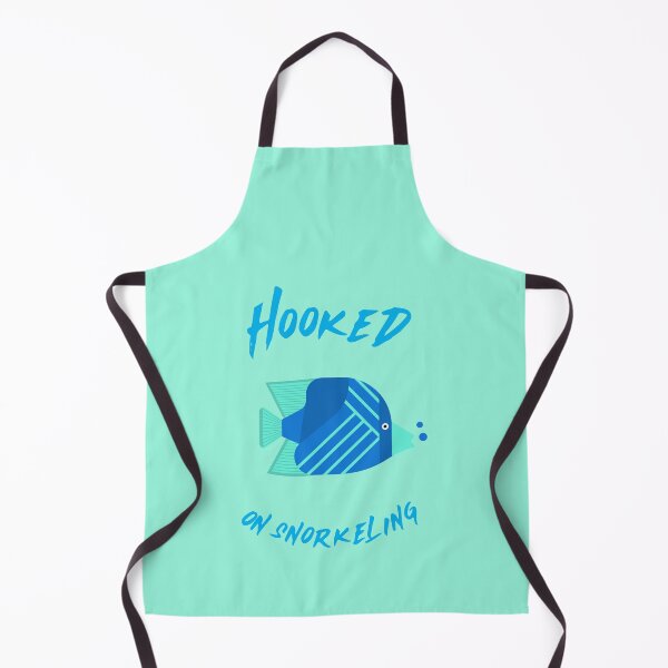 Item preview, Hooked on snorkeling in ocean colors designed and sold by seahorse crossing.