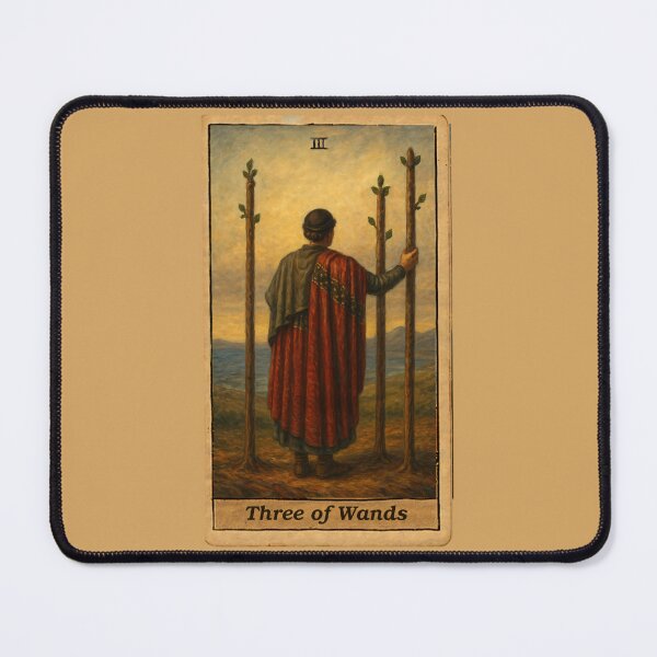 Item preview, Tarot: Three of Wands designed and sold by skoolsarecool.