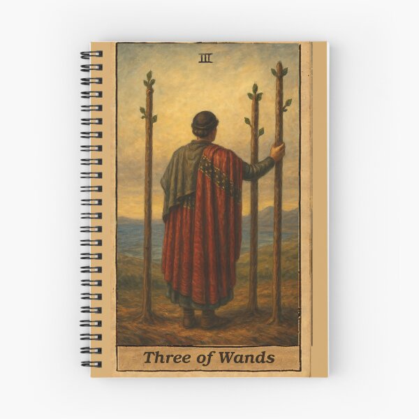 Item preview, Tarot: Three of Wands designed and sold by skoolsarecool.