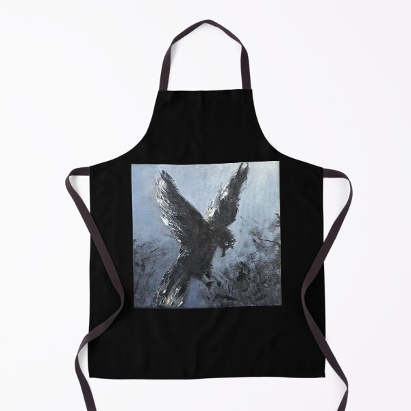 Item preview, Black Raven Oil Painting Symbol Wisdom Mystery Meditation Crow designed and sold by kkjustpaint.
