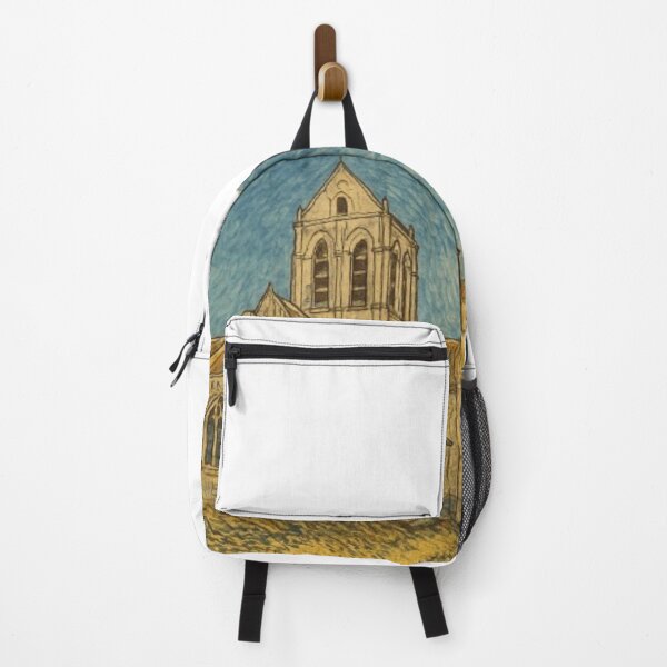 Item preview, Classic T-shirt "The Church of Auvers-sur-Oise by Vincent Van Gogh - Impressionist Art" designed and sold by DRAWZENART.