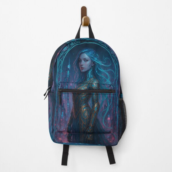 Item preview, Cyber Enchantress: Keeper of the Neon Realms designed and sold by AbstractAnom.