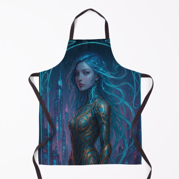 Item preview, Cyber Enchantress: Keeper of the Neon Realms designed and sold by AbstractAnom.
