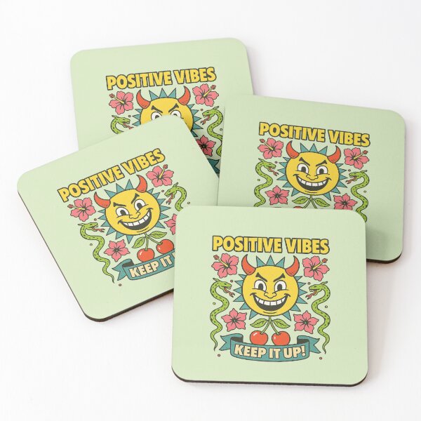 Item preview, Retro Positive Vibes Keep It Up designed and sold by zzz888.