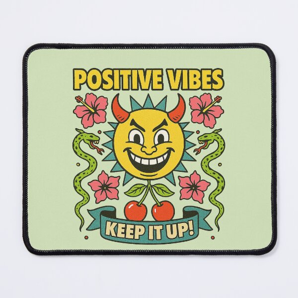 Item preview, Retro Positive Vibes Keep It Up designed and sold by zzz888.