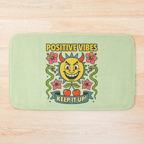 Item preview, Retro Positive Vibes Keep It Up designed and sold by zzz888.