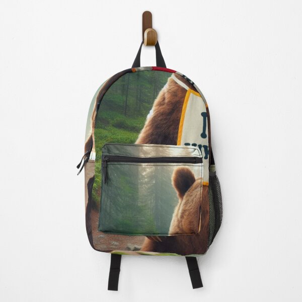 Item preview, Bear with Bib I love Hikers designed and sold by Outlandishrob.