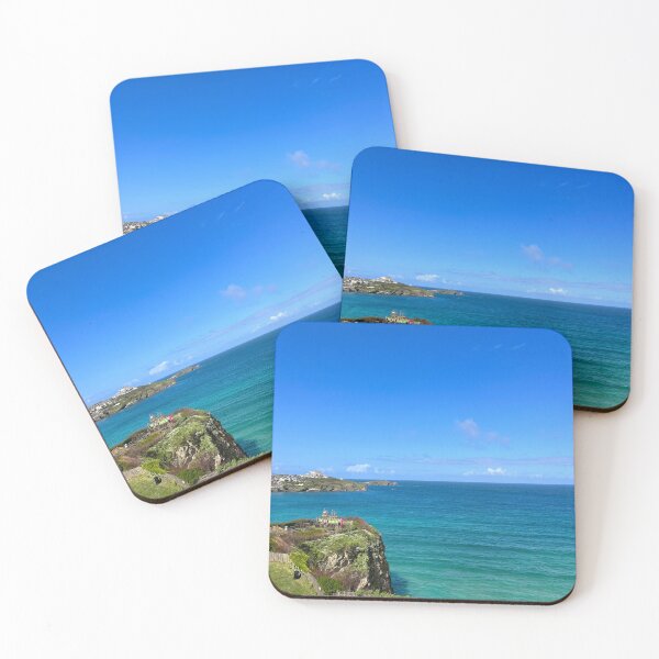 Item preview, Endless Blue Horizons over Newquay Coast designed and sold by NoemiAdel.