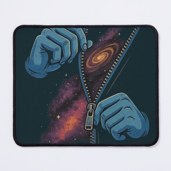 Item preview, Cosmic Zipper Hands – Unzip the Galaxy Illustration designed and sold by Spirit47.
