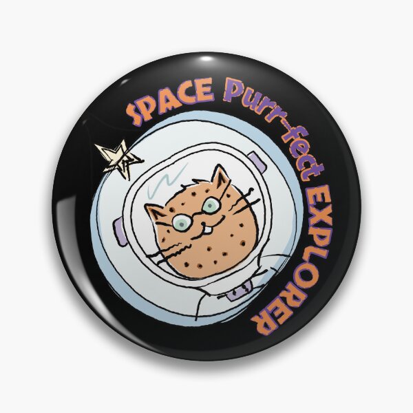 Item preview, Cat Doodles - Astronaut Cat - Space Cat - Captain Cat - Space Purr-fect Explorer designed and sold by ArtFisher.