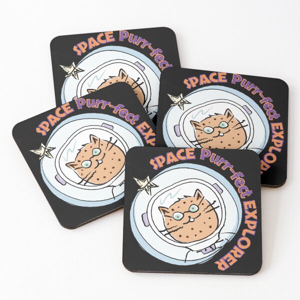Item preview, Cat Doodles - Astronaut Cat - Space Cat - Captain Cat - Space Purr-fect Explorer designed and sold by ArtFisher.