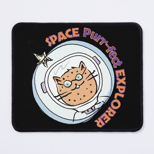 Item preview, Cat Doodles - Astronaut Cat - Space Cat - Captain Cat - Space Purr-fect Explorer designed and sold by ArtFisher.