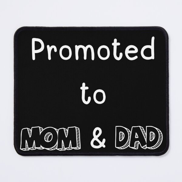 Item preview, Promoted to Mom and Dad New Parents Pregnancy Announcement Design designed and sold by onesarcastic.