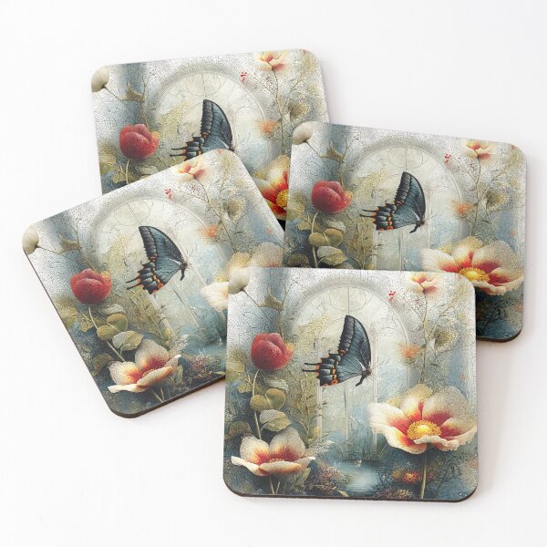 Item preview,  Midnight Wings in a Crimson Bloom designed and sold by bloorose.