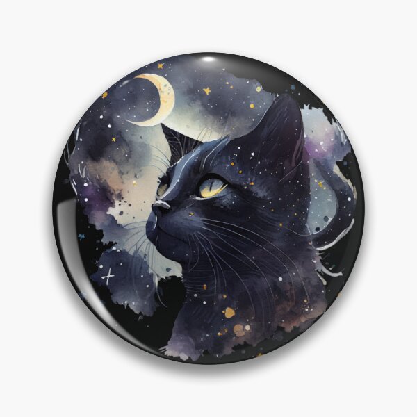 Item preview, Black cat designed and sold by mollytakacs.