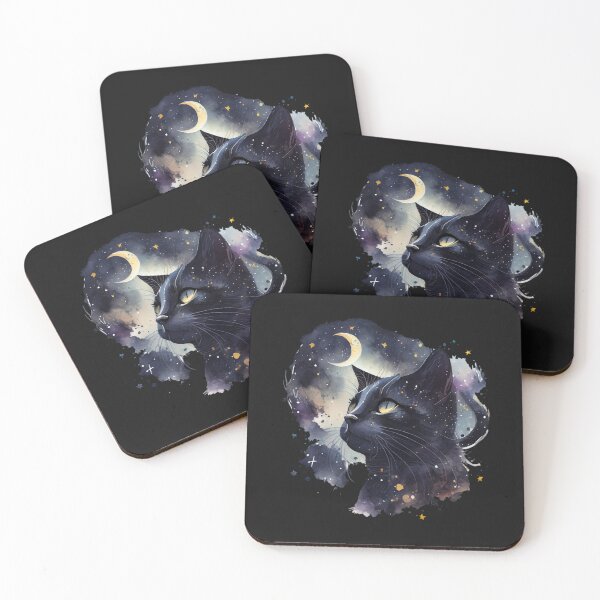 Item preview, Black cat designed and sold by mollytakacs.