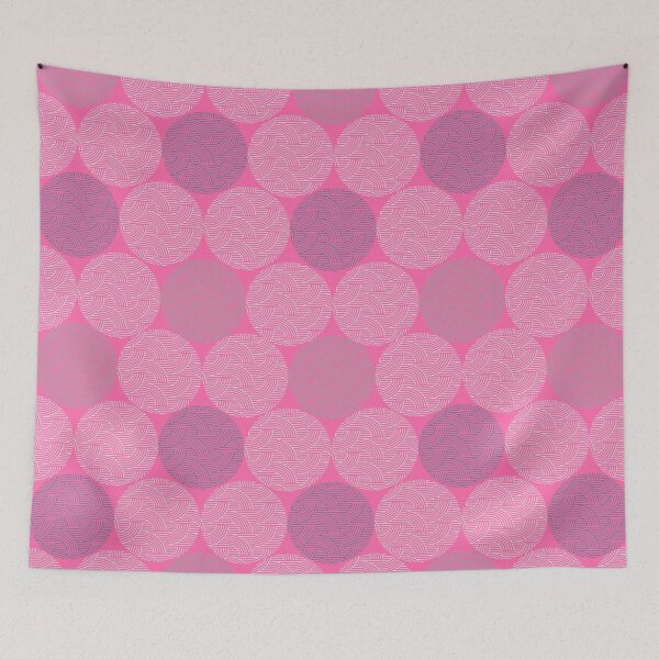 Item preview, Pink Mosaic - Elegant and vibrant geometric pattern designed and sold by ideakokodesign.