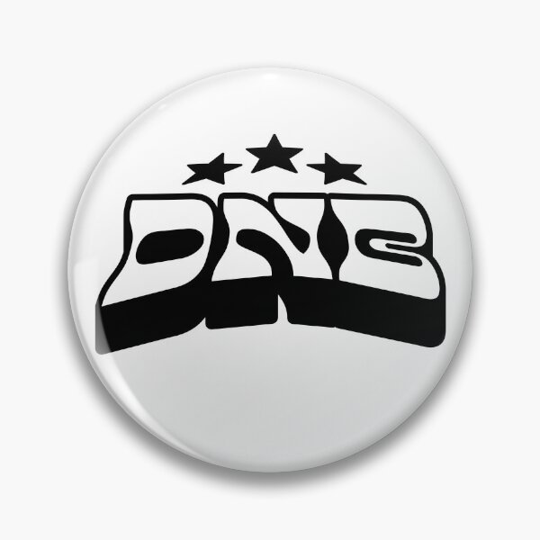 Item preview, DNB - 3 Star Logo (Black)  designed and sold by Discothreadz.