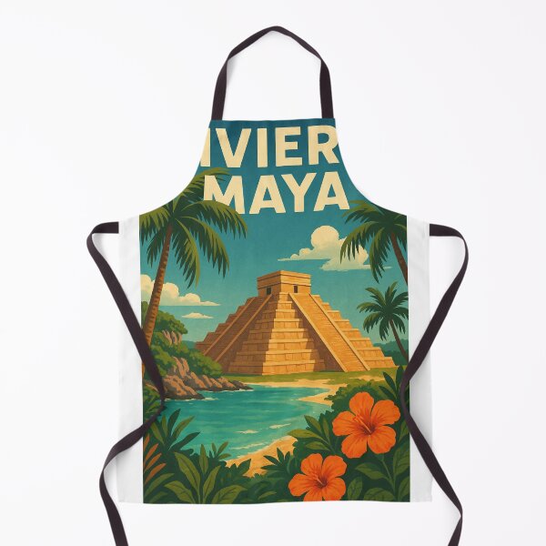 Item preview, Sunset in Akumal Riviera Maya - Vintage Mexico Poster - Magical Tourist Destination designed and sold by DRAWZENART.
