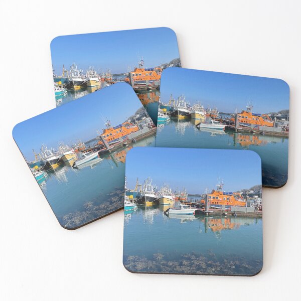 Item preview, Boats and Reflections in Newlyn designed and sold by NoemiAdel.