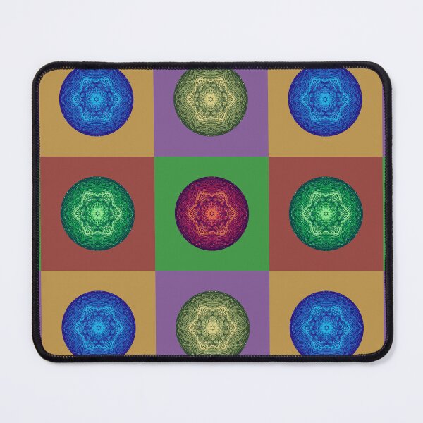 Item preview, Colorful Mandala Patchwork Design with Trendy Colors designed and sold by Prem-Adri.